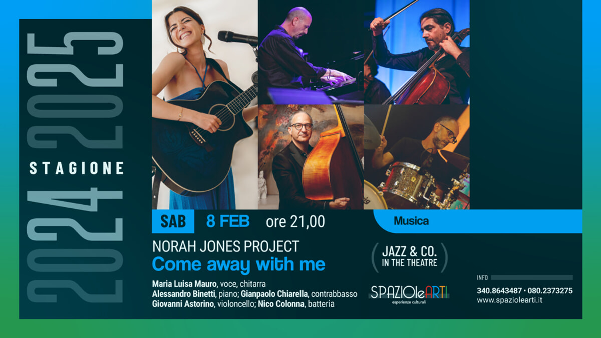 Immagine del post 1295 - Bari Norah Jones project "Come away with me" - Bari