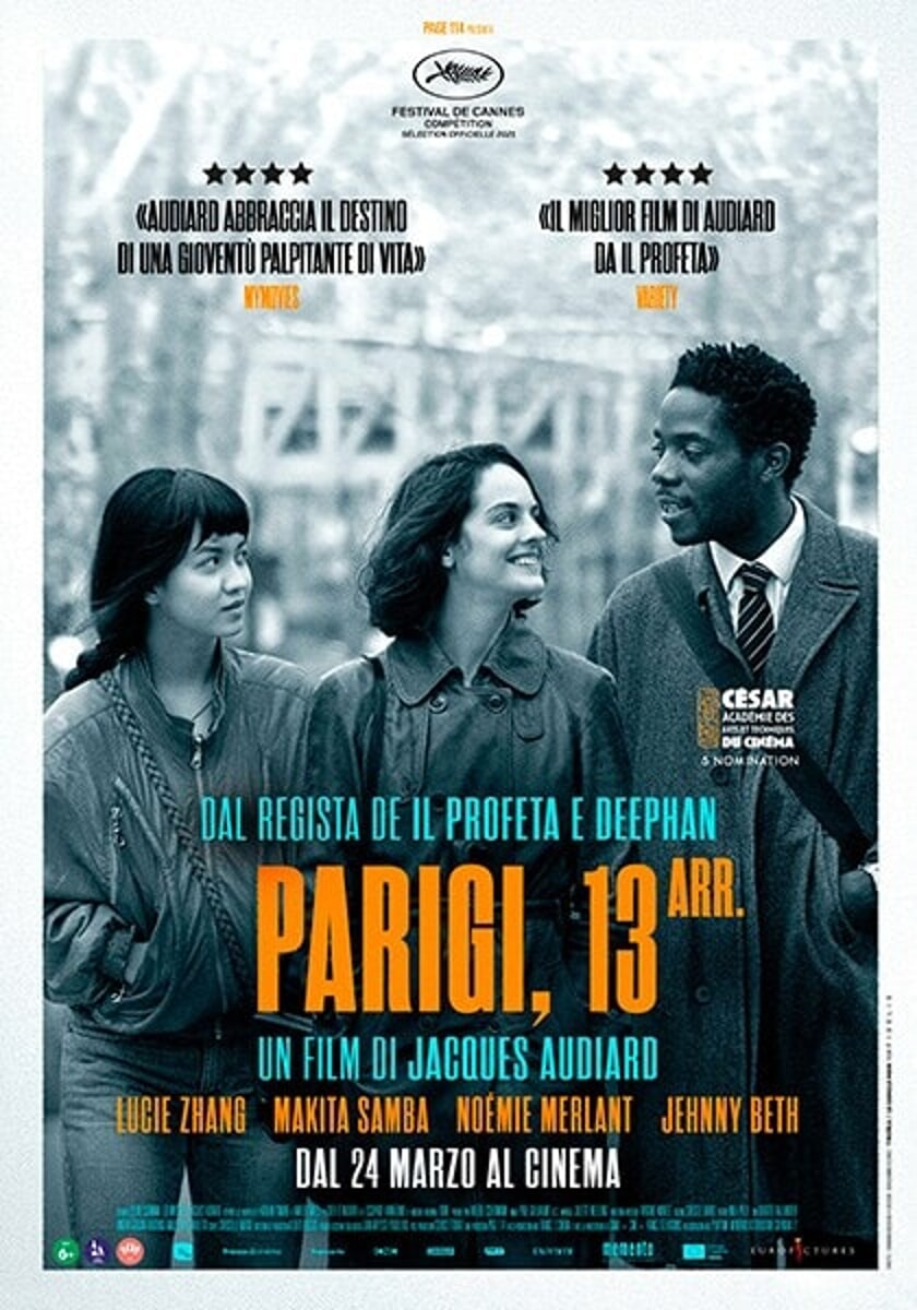 Immagine del post 3096 - Bari Il film a ingresso libero “Les Olympiades - Parigi, 13Arr.” di Jacques Audiard presso il Cineporto di Bari - Bari