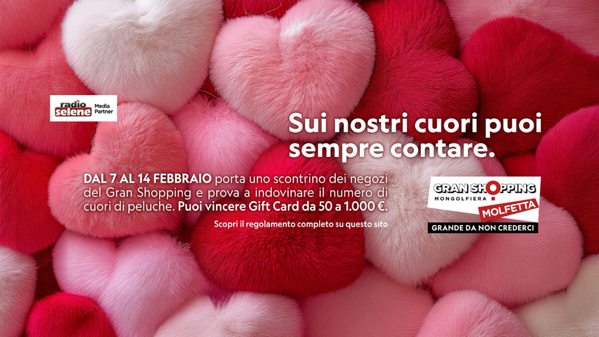 Immagine del post 1344 - Bari San Valentino a Molfetta con un gioco a premi, come partecipare - Bari