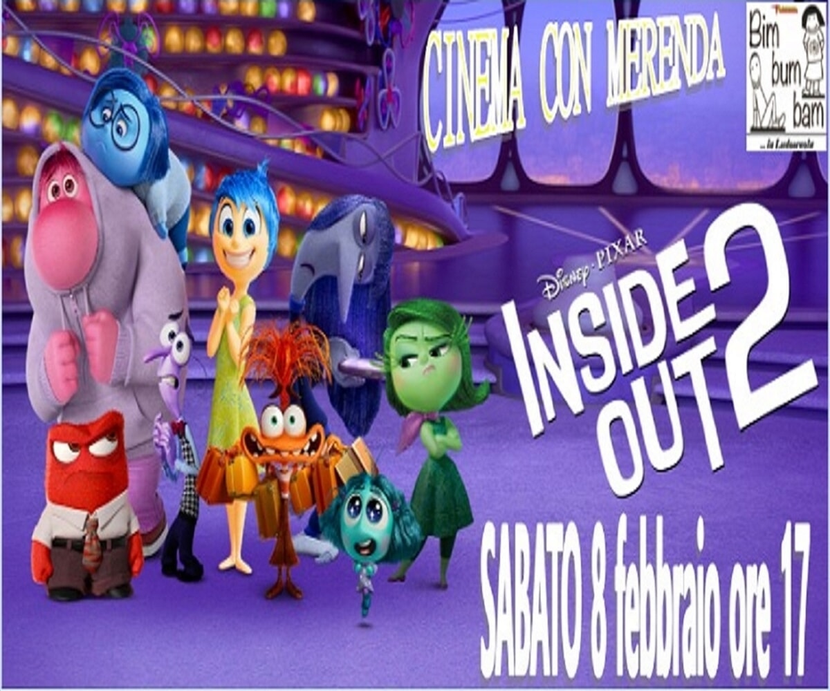 Immagine del post 1342 - Bari 'Inside out 2' per cinema con merenda - Bari