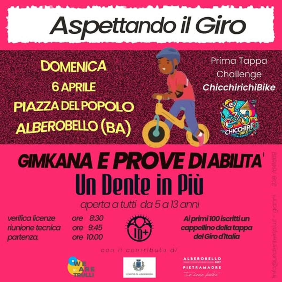 Immagine del post 5166 - Bari E' tempo di Gimkana: “Aspettando il giro” ad Alberobello - Bari