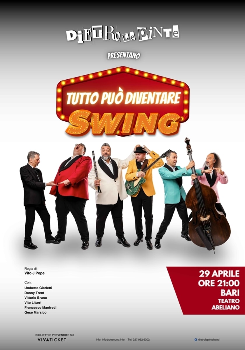 “Tutto può diventare swing!” al teatro Abeliano - Bari