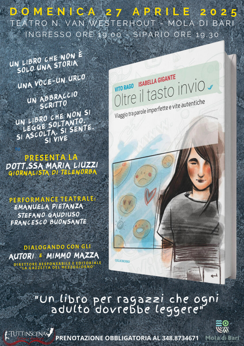 Immagine del post 5333 - Bari Presentazione libro "Oltre il tasto invio" - Bari
