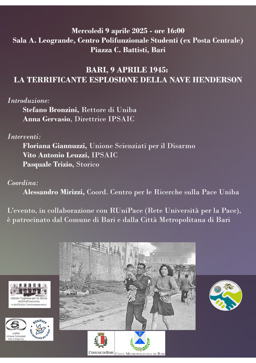 Immagine del post 5346 - Bari Bari 9 aprile 1945: la terrificante esplosione della nave Henderson - Bari