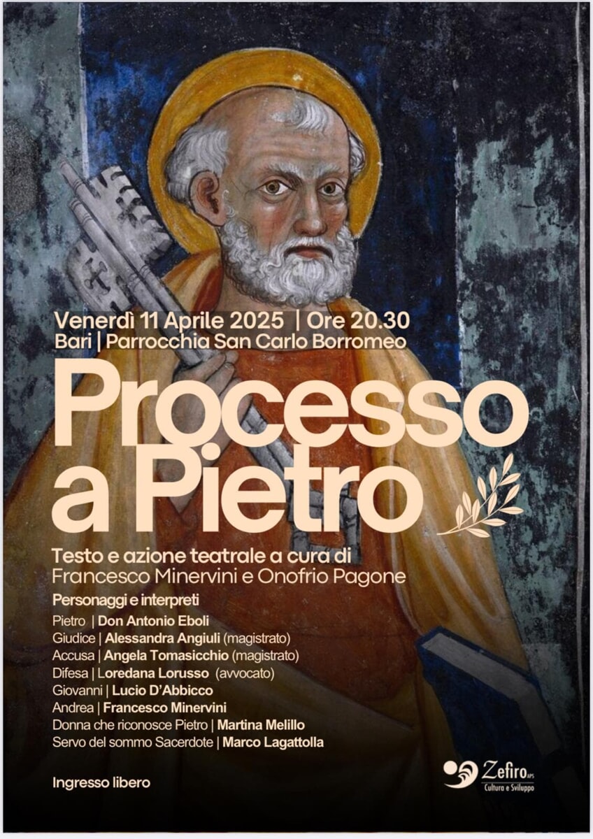 Immagine del post 5420 - Bari 'Processo a Pietro' nella Parrocchia San Carlo Borromeo a Bari - Bari