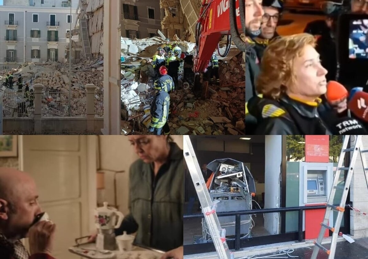 Il crollo di via De Amicis, l'assalto al bancomat, il ritorno di Checco Zalone - Bari