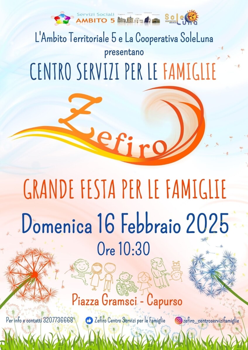 Immagine del post 2030 - Bari "Zefiro" soffia su Capurso: una festa per le famiglie - Bari