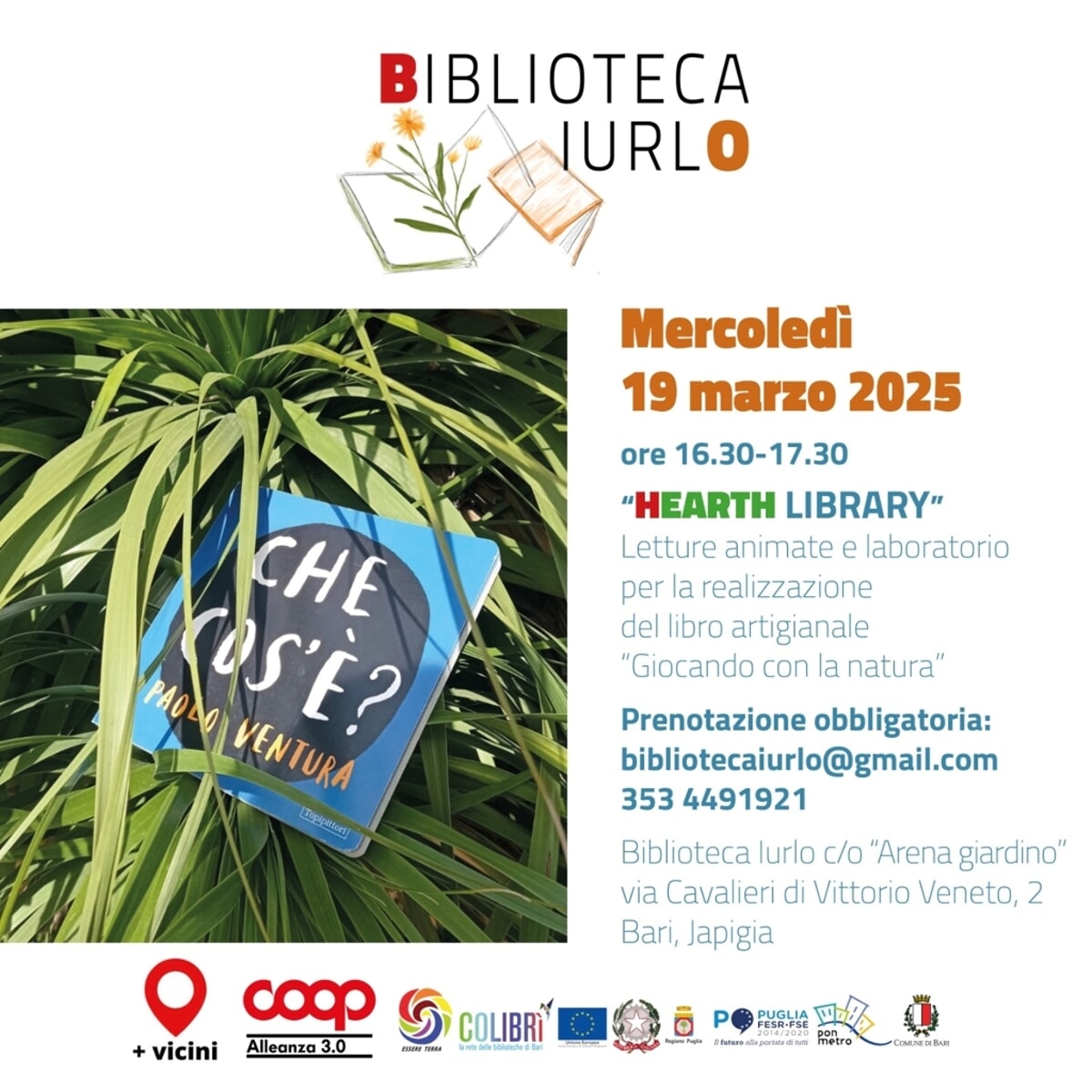 Immagine del post 3852 - Bari Hearth library - Bari