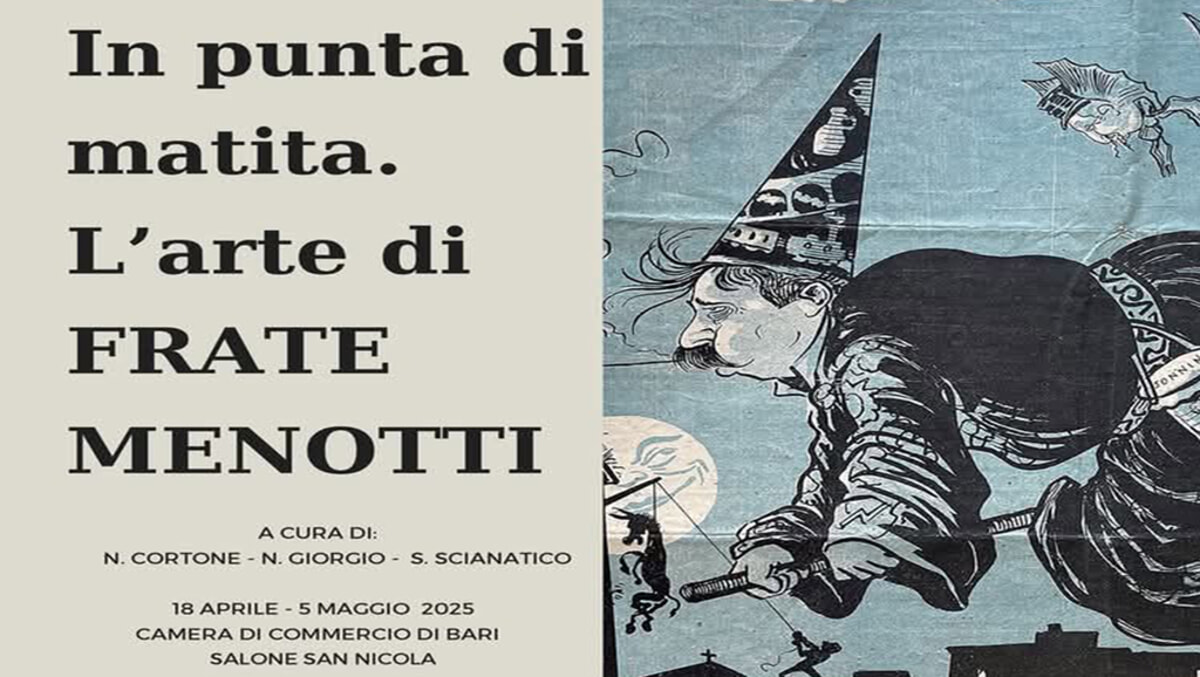 Immagine del post 5807 - Bari “In punta di matita, l’arte di frate Menotti” mostra di caricature baresi - Bari