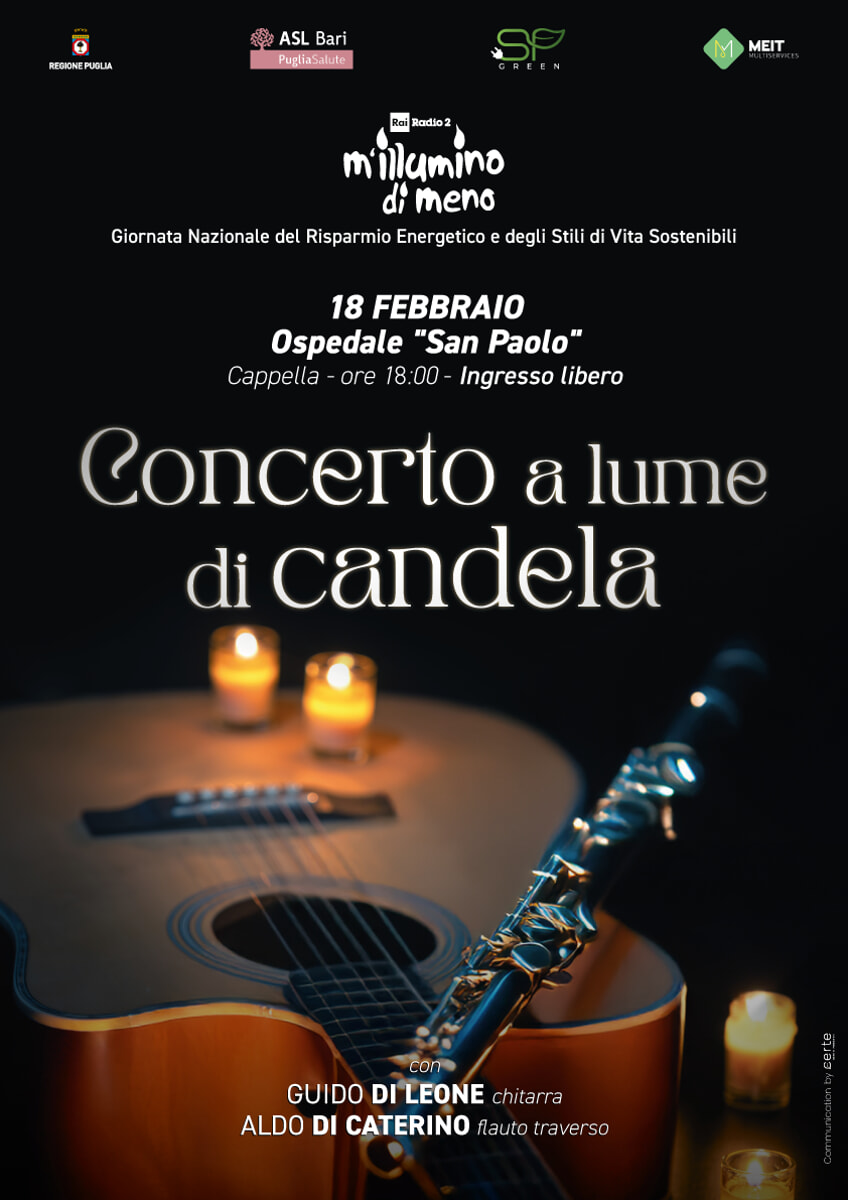 Immagine del post 2160 - Bari Una giornata in musica al San Paolo per "M'illumino di meno" con il concerto a lume di candela - Bari