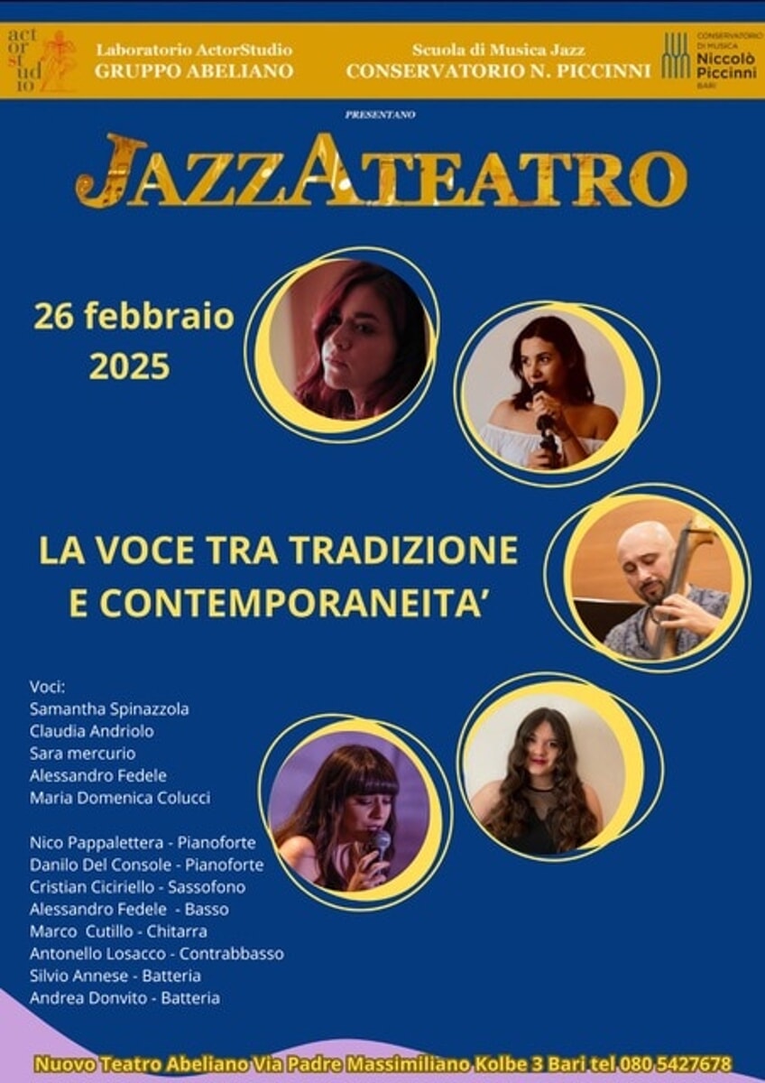 Immagine del post 2161 - Bari La voce tra tradizione e contemporaneità all'Abeliano - Bari