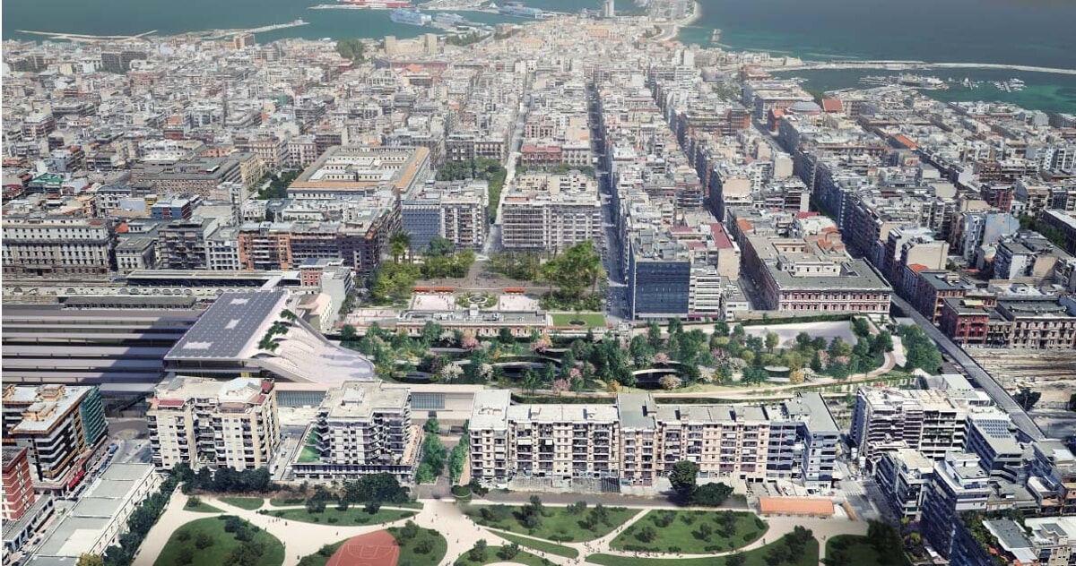 Immagine del post 3994 - Bari Il Bus Rapid Transit, la nuova piazza Moro, le pedonalizzazioni: come cambierà l'area attorno alla stazione centrale - Bari