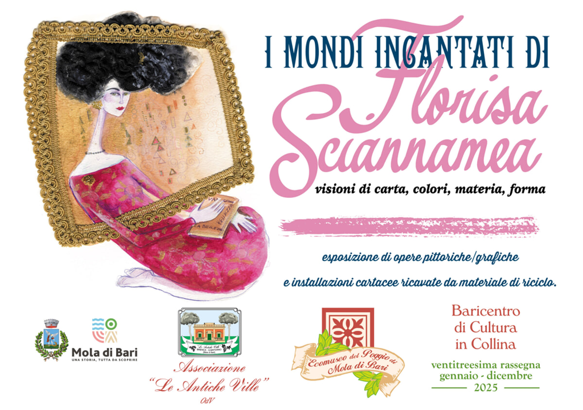 Immagine del post 4071 - Bari “I mondi incantati di Florisa Sciannamea visioni di carta, colori, materia e forma” - Bari