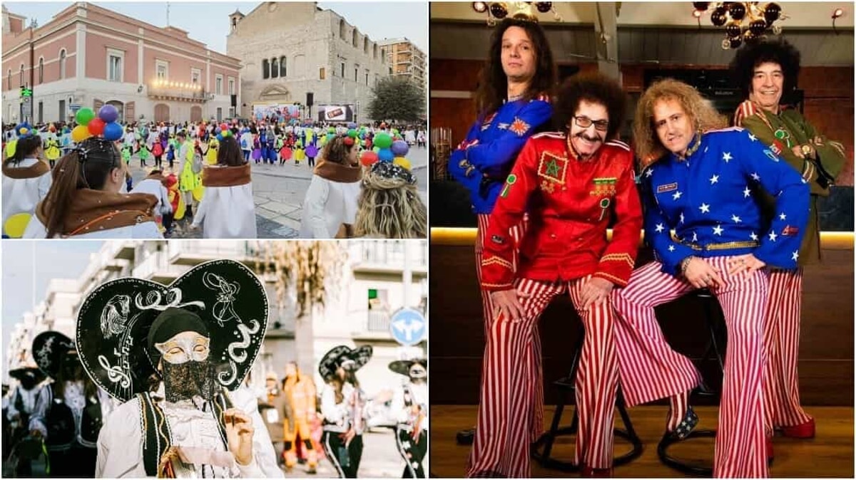 Immagine del post 2189 - Bari Carnevale Coratino 45 esima edizione: sfilate in maschera, spettacoli e 'I Cugini di Campagna' in concerto - Bari