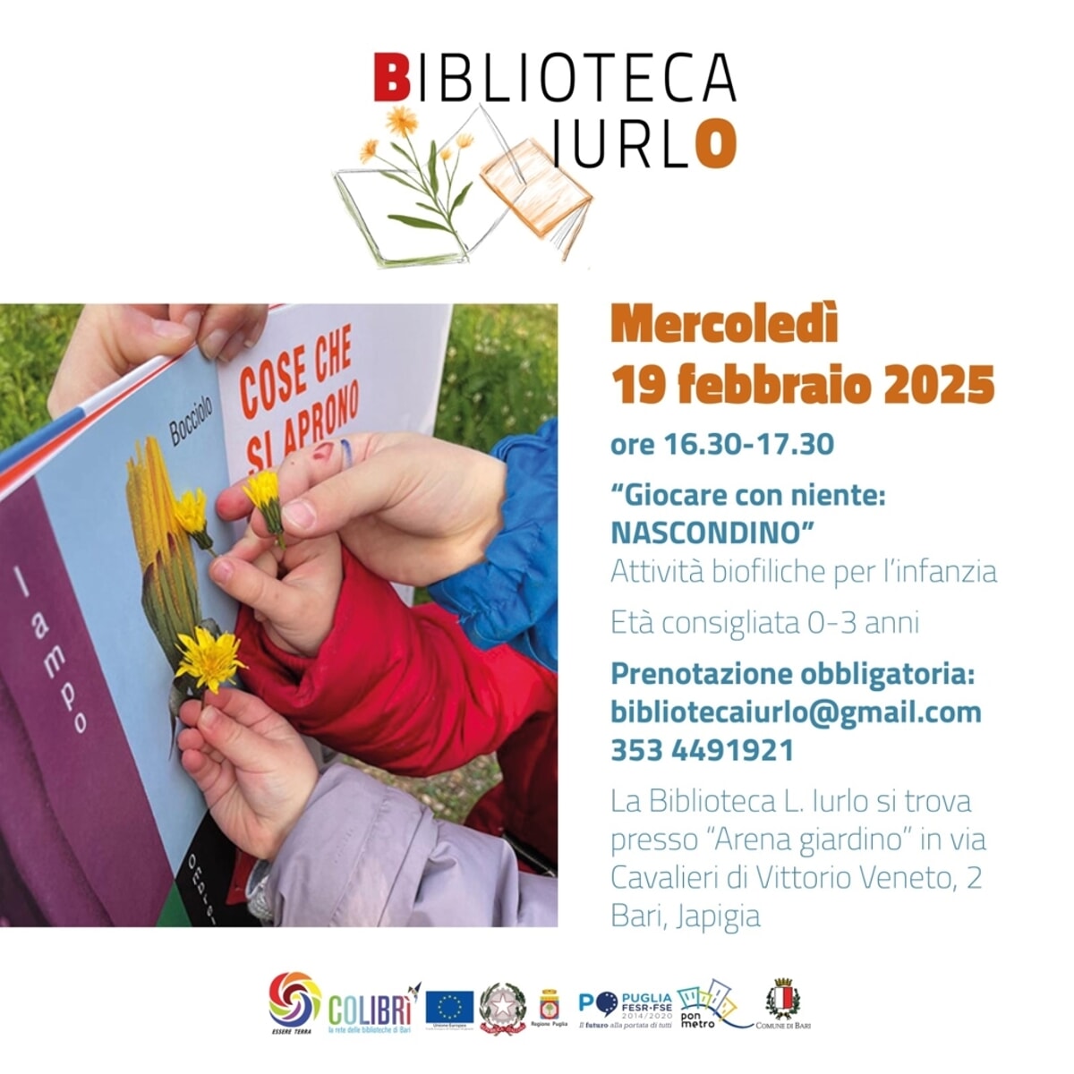 Immagine del post 2232 - Bari Giocare con niente: il nascondino - Bari