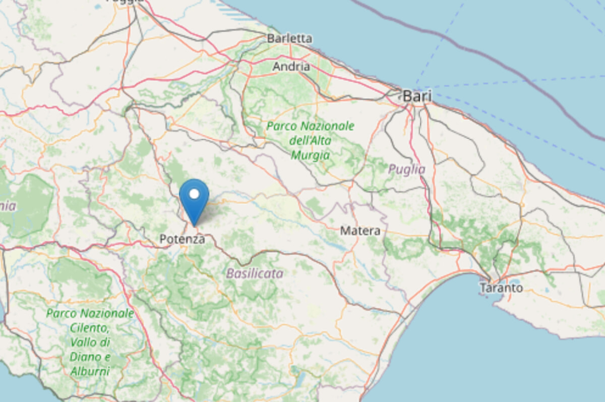 Nuova scossa di terremoto avvertita nel Barese: l'epicentro in provincia di Potenza - Bari