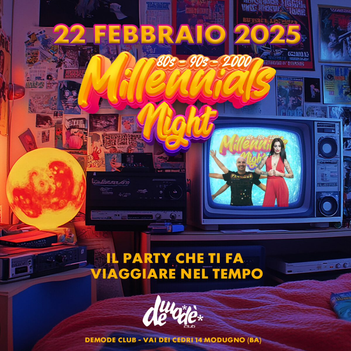 Immagine del post 2318 - Bari Party “Millennials night” al Demodè - Bari