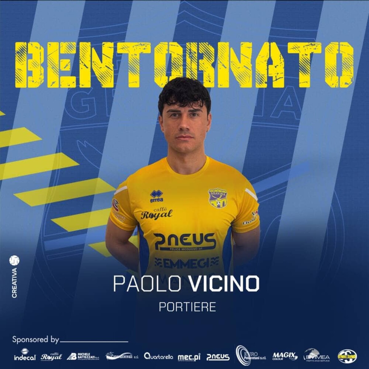 Immagine del post 4437 - Bari Serie D, Gravina: c'è il ritorno del portiere Paolo Vicino - Bari