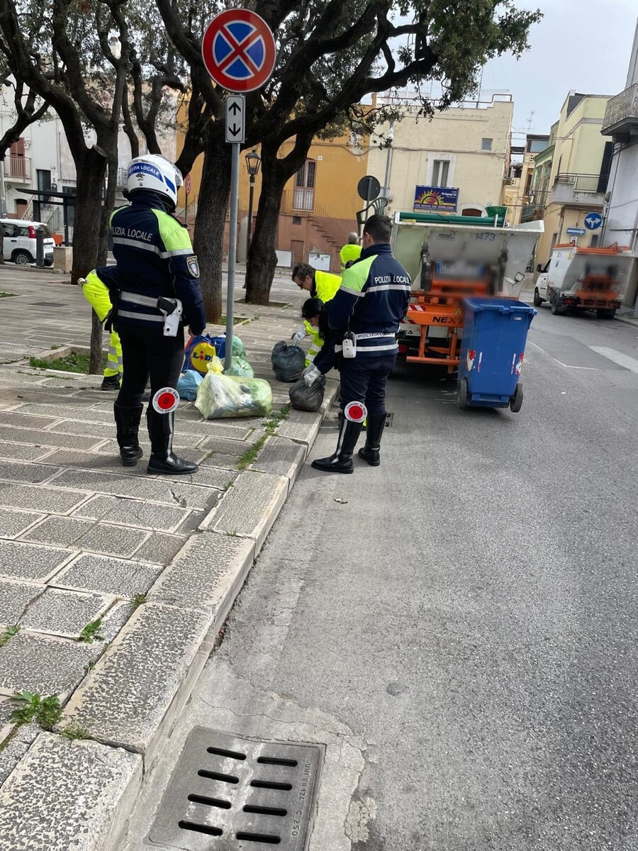 Immondizia per strada, scattano i controlli di Locale e Amiu a Ceglie: individuato un incivile - Bari