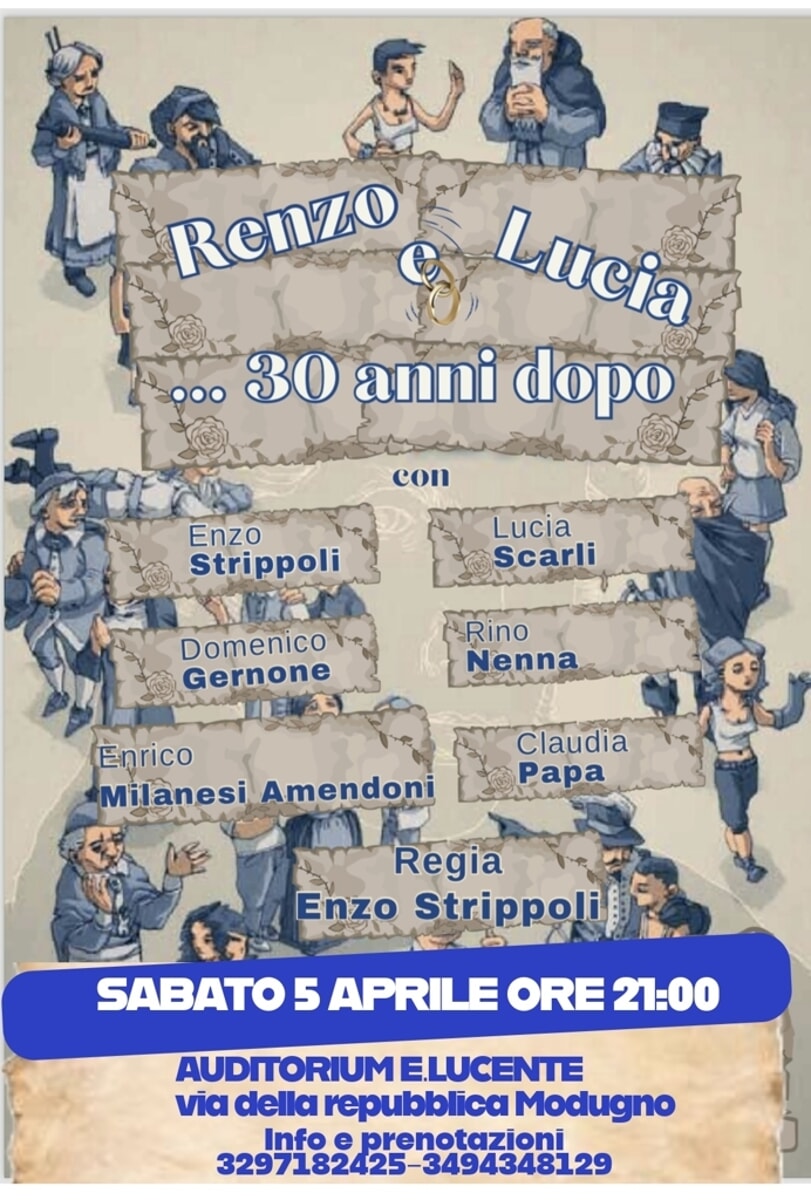 Immagine del post 4590 - Bari 'Renzo e Lucia 30 anni dopo' in scena a Bari - Bari