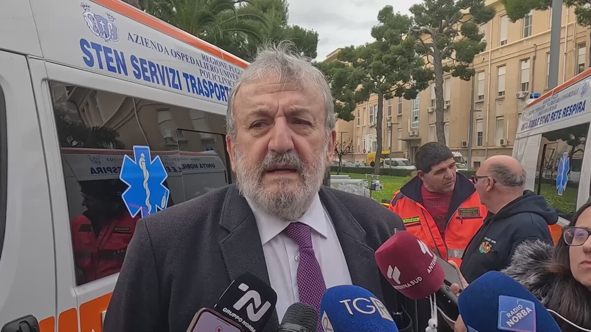 Immagine del post 2761 - Bari Obiezioni del Ministero al Bilancio regionale, Emiliano: "Tolti 60 milioni dal Governo. Sullo scorporo del pediatrico andremo avanti" - Bari