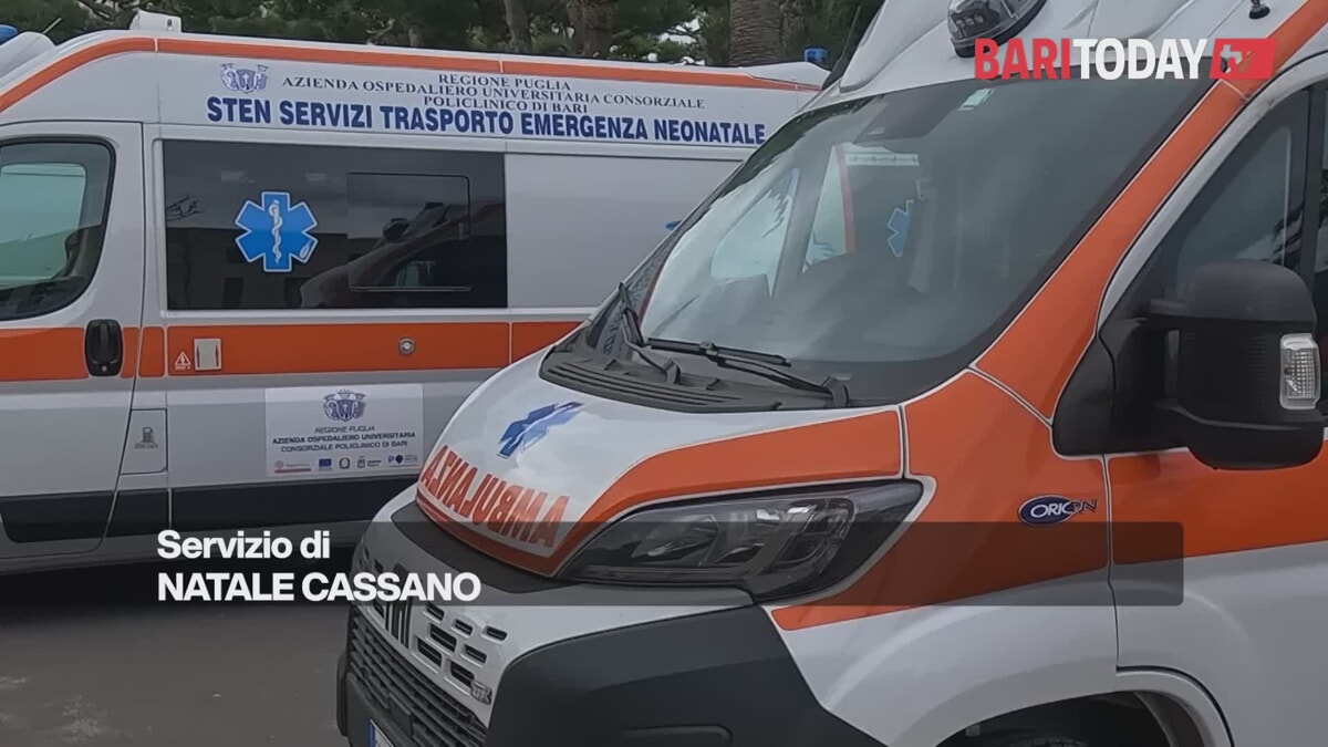 Immagine del post 2755 - Bari Nuove ambulanze speciali in dotazione al Policlinico: "Presidio mobile di rianimazione anche per grandi obesi e assistenza neonati" - Bari