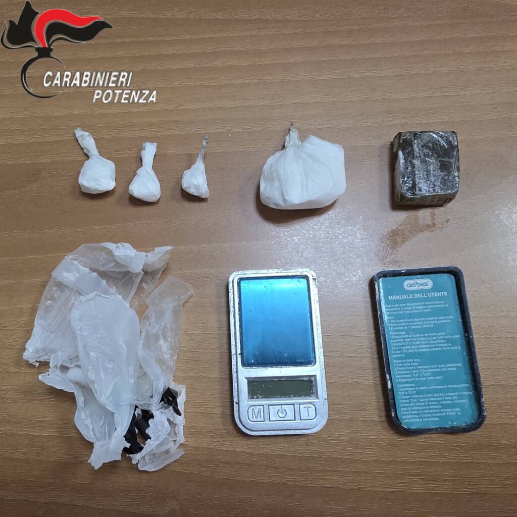 Droga, un arresto e una denuncia nel Senisese - Basilicata