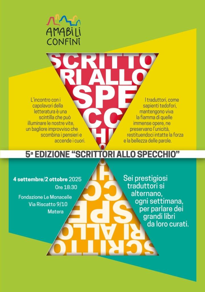 A Matera torna “Scrittori allo specchio” - Basilicata
