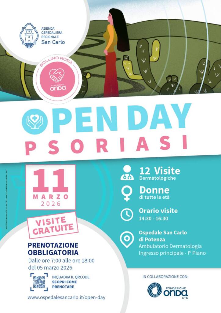 Psoriasi, per le donne visite gratuite al San Carlo di Potenza - Basilicata