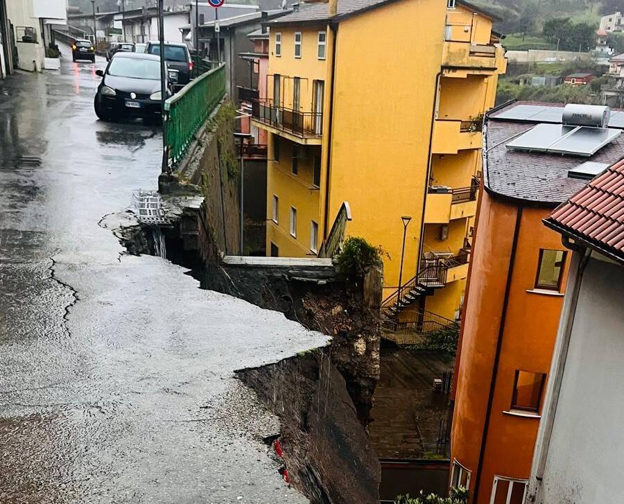 Maltempo, brutta frana a Rapolla - Basilicata