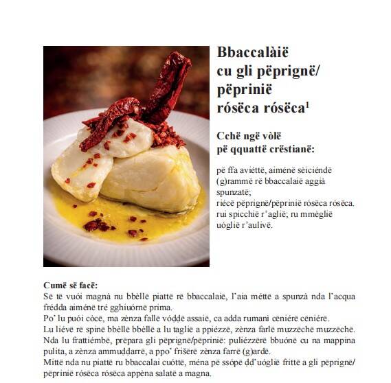 Immagine del post 24486 - Basilicata “Bbaccalaië cumë lu vuòi”, ricette e dialetto in un opuscolo - Basilicata