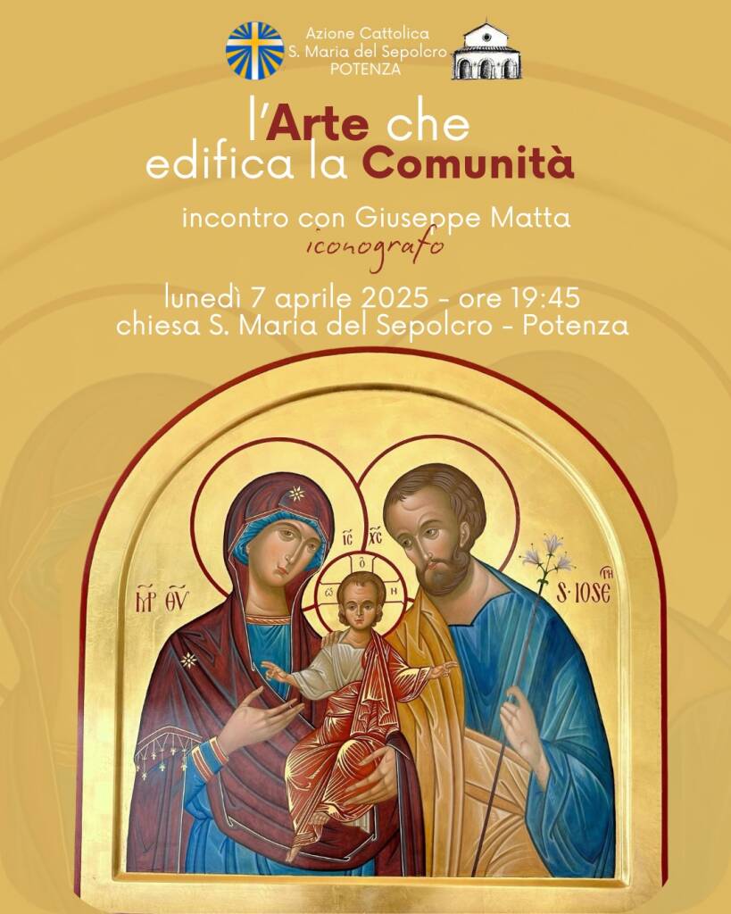 Immagine del post 5115 - Basilicata L’Arte che edifica la Comunità: incontro a Potenza - Basilicata