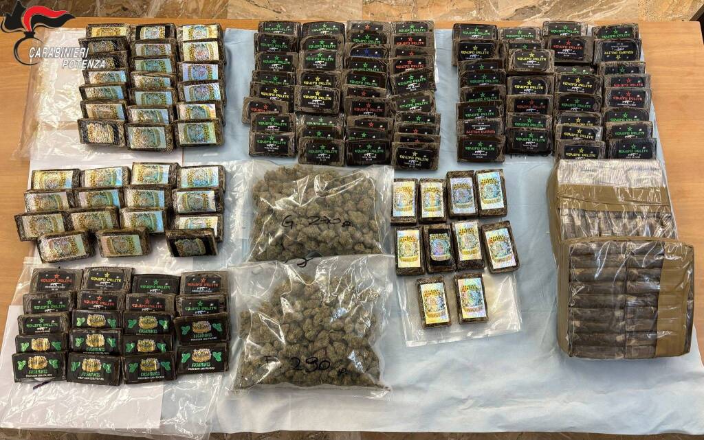 Immagine del post 6743 - Basilicata Spaccio di droga nel potentino: sequestrati oltre 14 chili di sostanze e arrestati due uomini - Basilicata