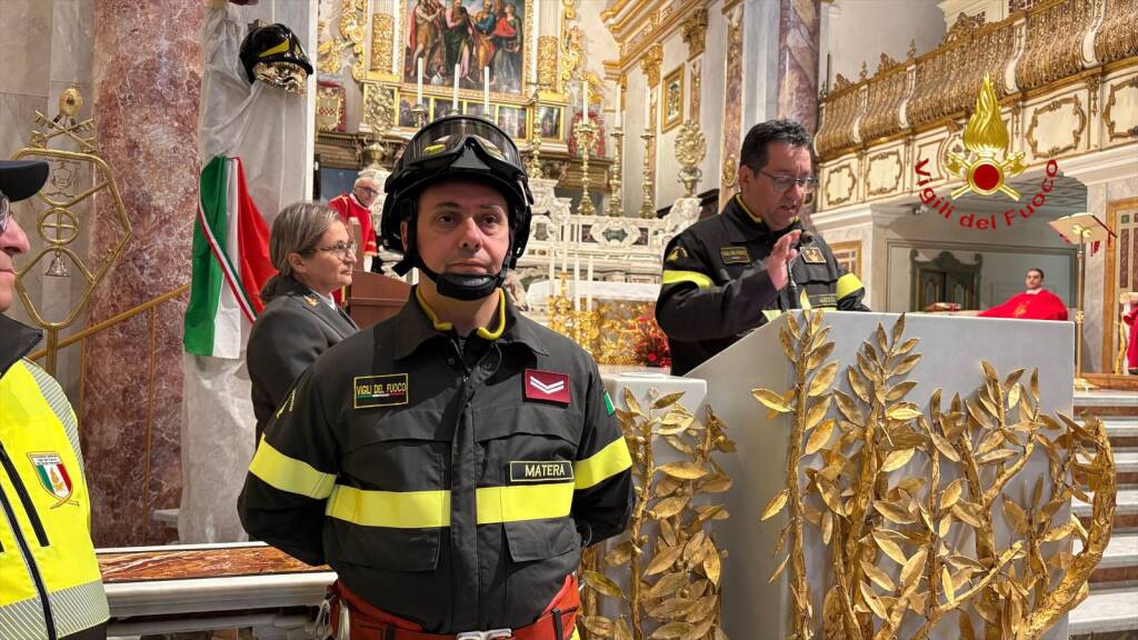 Matera: Vigili del Fuoco in festa per Santa Barbara e in prima linea sul territorio flagellato dal maltempo - Basilicata