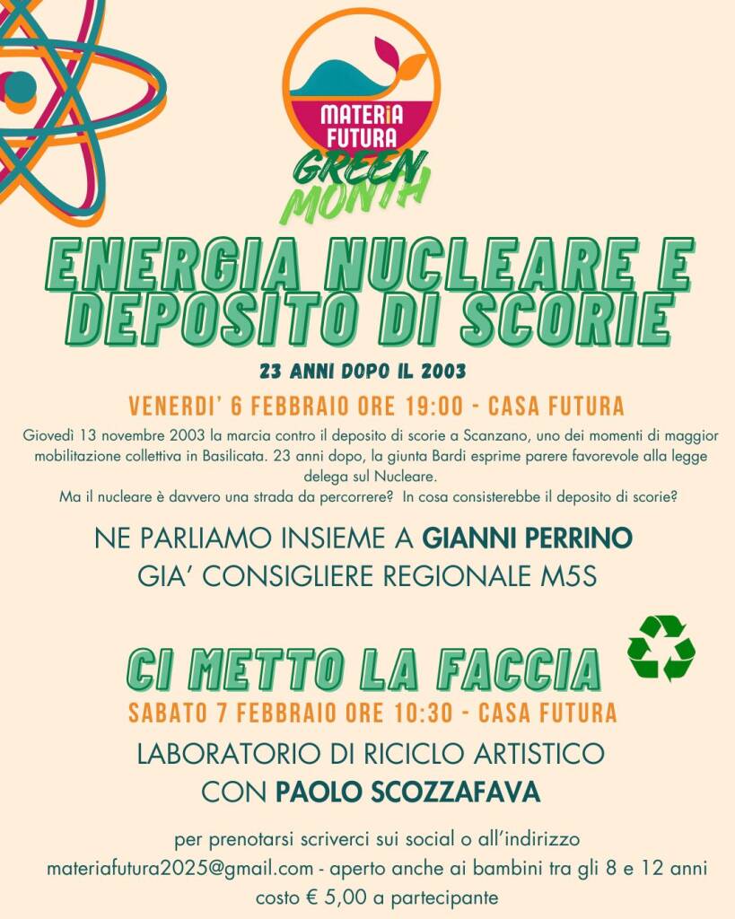 Immagine del post 16871 - Basilicata Al via il “GreenMonth” di MateriaFutura, il mese dedicato ai temi ambientali - Basilicata
