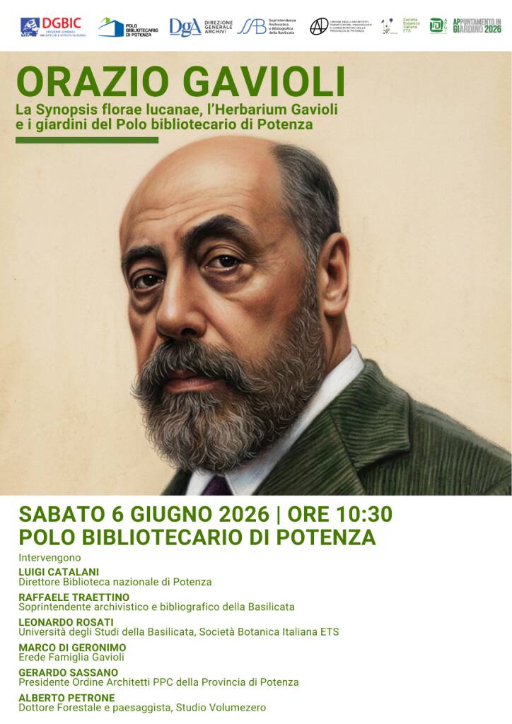 Potenza, l’omaggio del Polo Bibliotecario a Orazio Gavioli - Basilicata