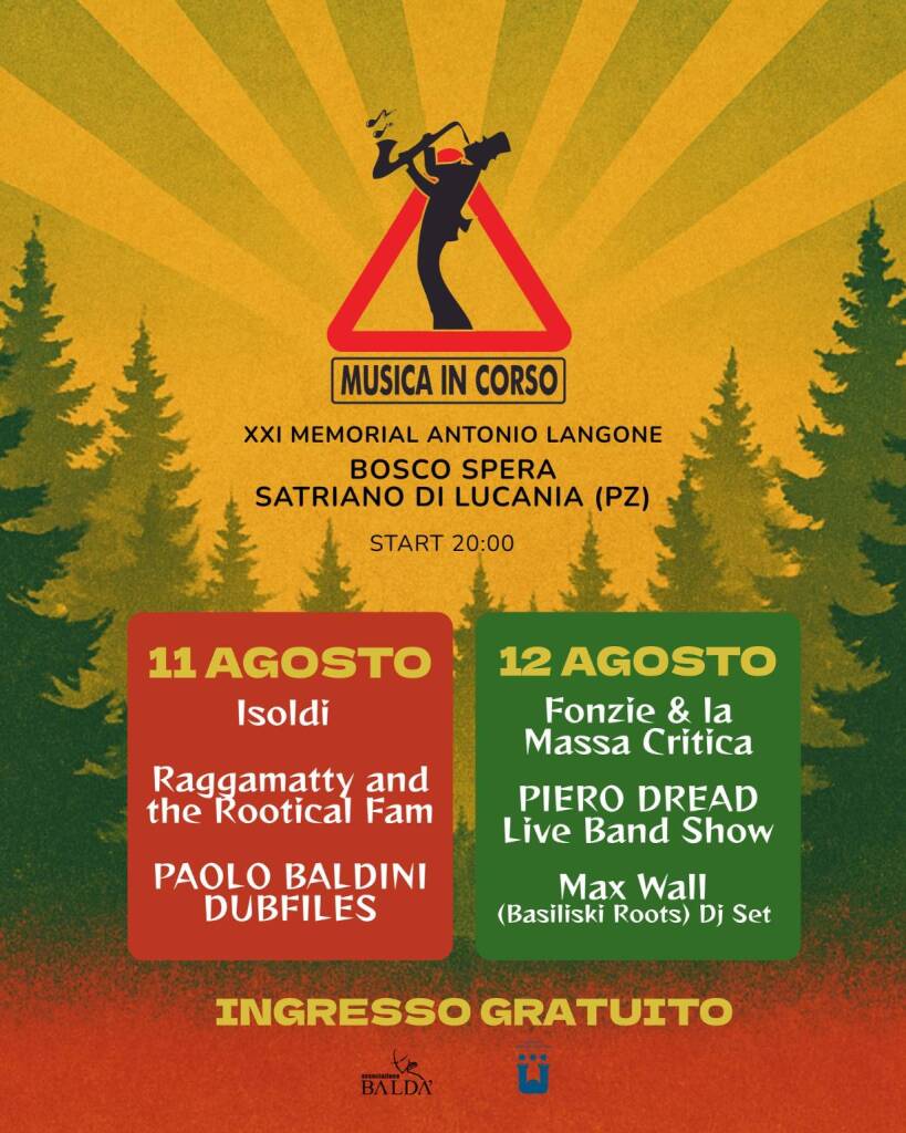 Immagine del post 10440 - Basilicata A Satriano di Lucania torna l’appuntamento con “Musica in Corso” - Basilicata