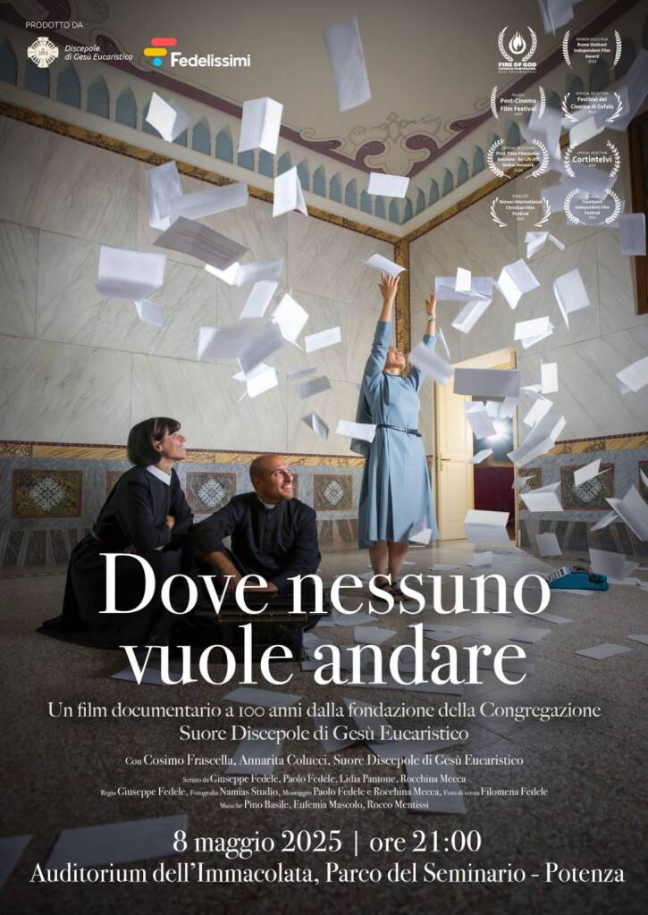 Immagine del post 6840 - Basilicata “Dove nessuno vuole andare” il docufilm sul centenario delle Suore Discepole di Gesù Eucaristico - Basilicata