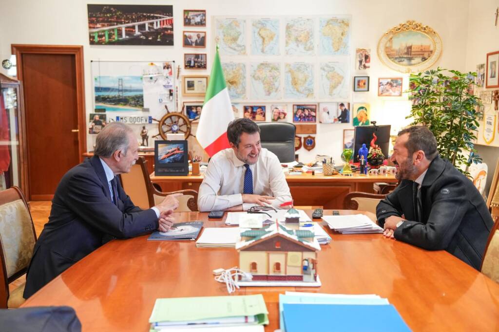 Basilicata, il Ministro Salvini incontra Bardi e Pepe per fare il punto su sicurezza idrica, strade e Alta Velocità - Basilicata