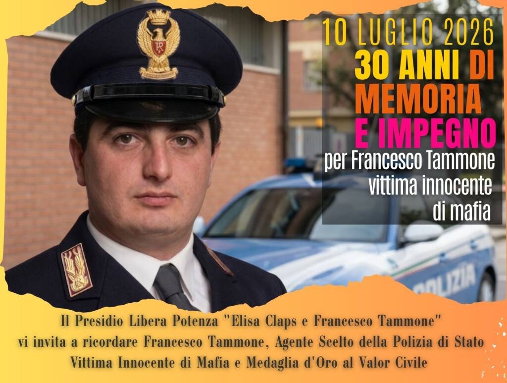 Ad Albano di Lucania il ricordo di Francesco Tammone, vittima innocente di mafia - Basilicata