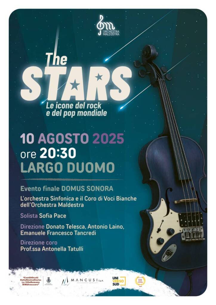 Immagine del post 10559 - Basilicata The Stars. Le icone del rock e del pop mondiale a Potenza con l’Orchestra Maldestra - Basilicata