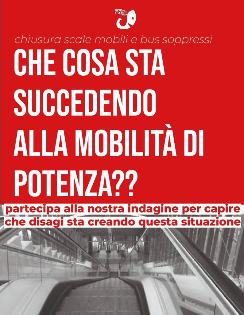 Immagine del post 15770 - Basilicata Potenza, “chiusura scale mobili e autobus soppressi, cosa sta succedendo alla mobilità?” - Basilicata