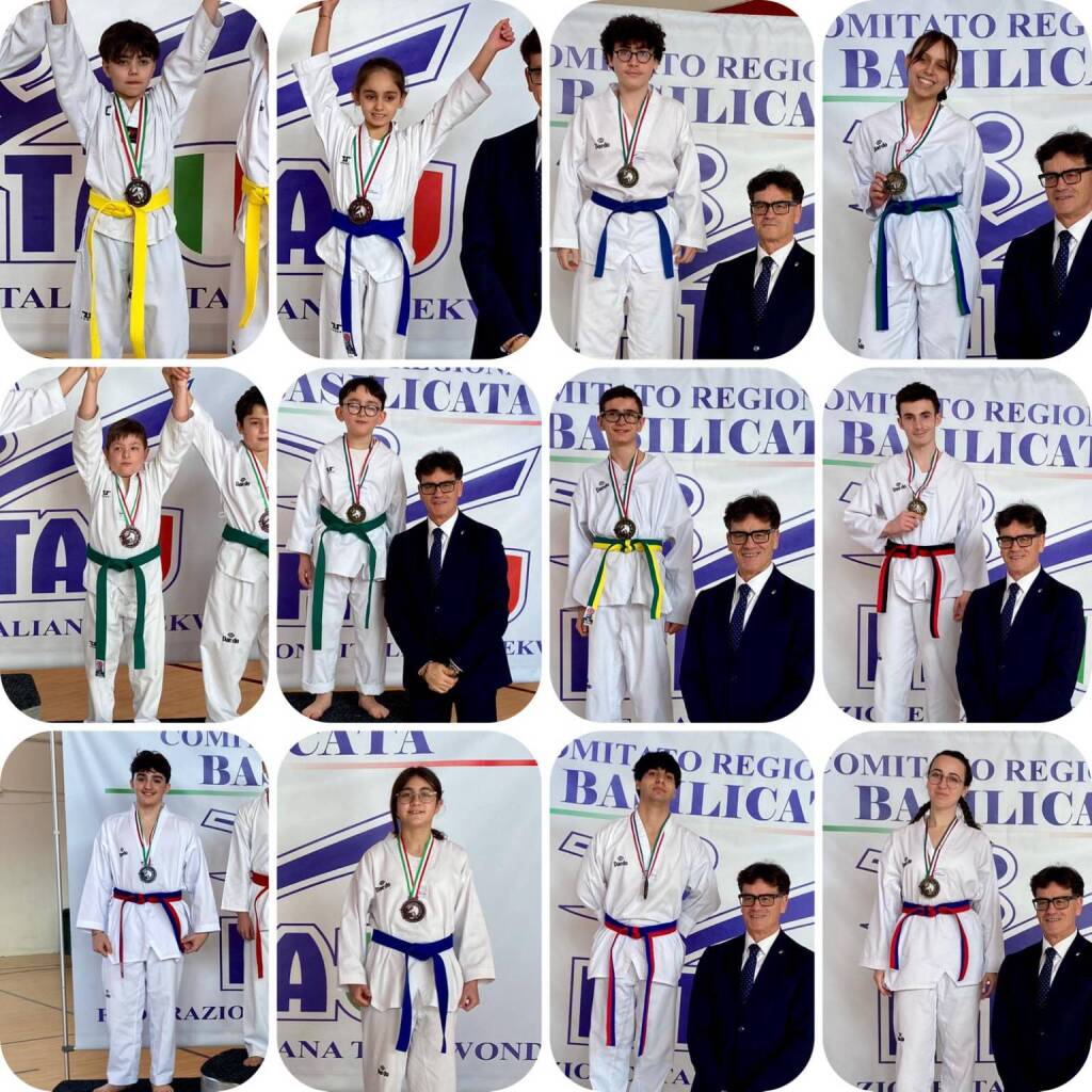 Immagine del post 16985 - Basilicata Campionati regionali, il Centro Taekwondo Potenza porta a casa 12 medaglie - Basilicata