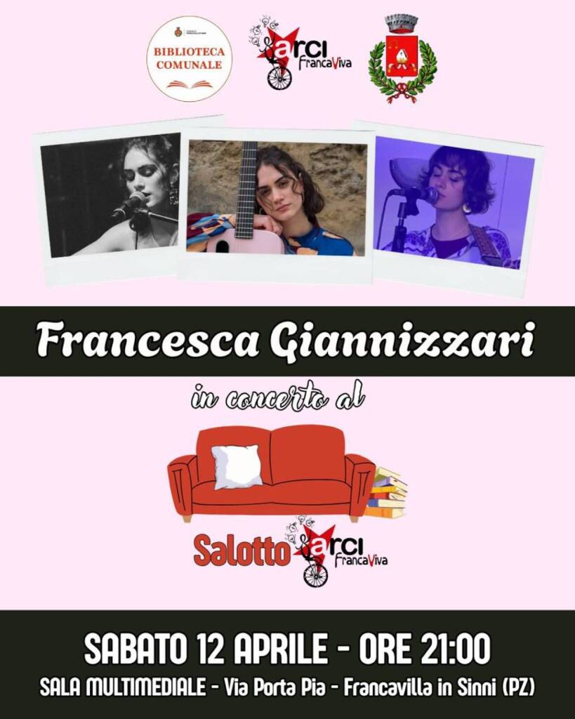 Immagine del post 5570 - Basilicata Francesca Giannizzari live al Salotto Arci di Francavilla in Sinni - Basilicata