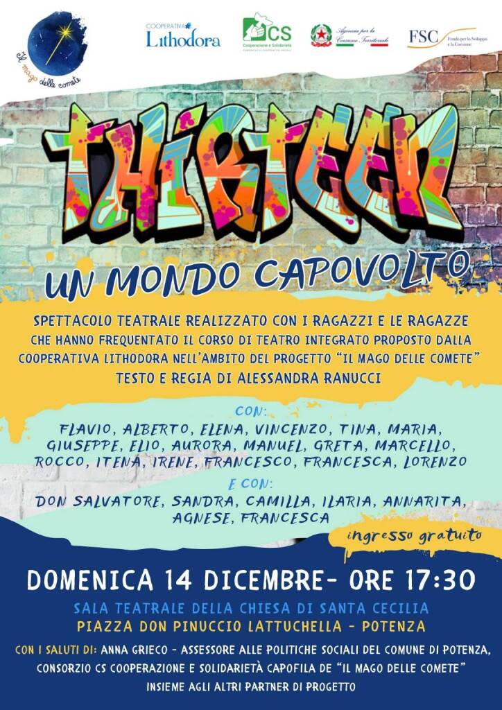 “Thirteen- Un mondo capovolto”, a Potenza uno spettacolo sull’adolescenza - Basilicata