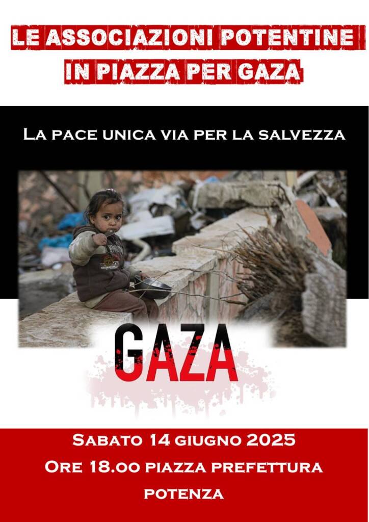 Potenza si mobilita per Gaza - Basilicata
