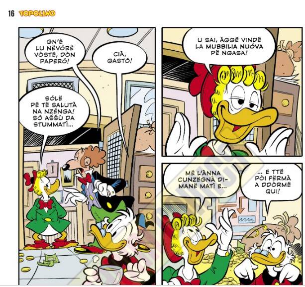 Topolino in dialetto potentino - Basilicata