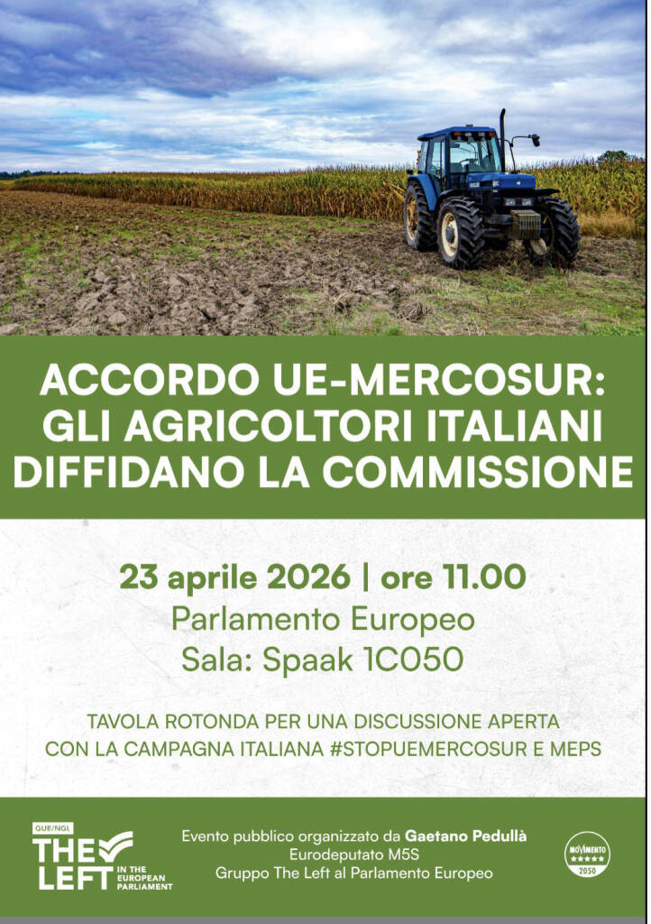 Stop Mercosur, agricoltori italiani a Bruxelles per la consegna della diffida a Von Der Leyen - Basilicata
