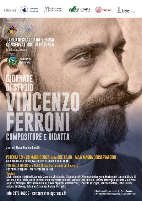 Immagine del post 7282 - Basilicata Giornate di Studio su Vincenzo Ferroni, la riscoperta di un compositore lucano - Basilicata