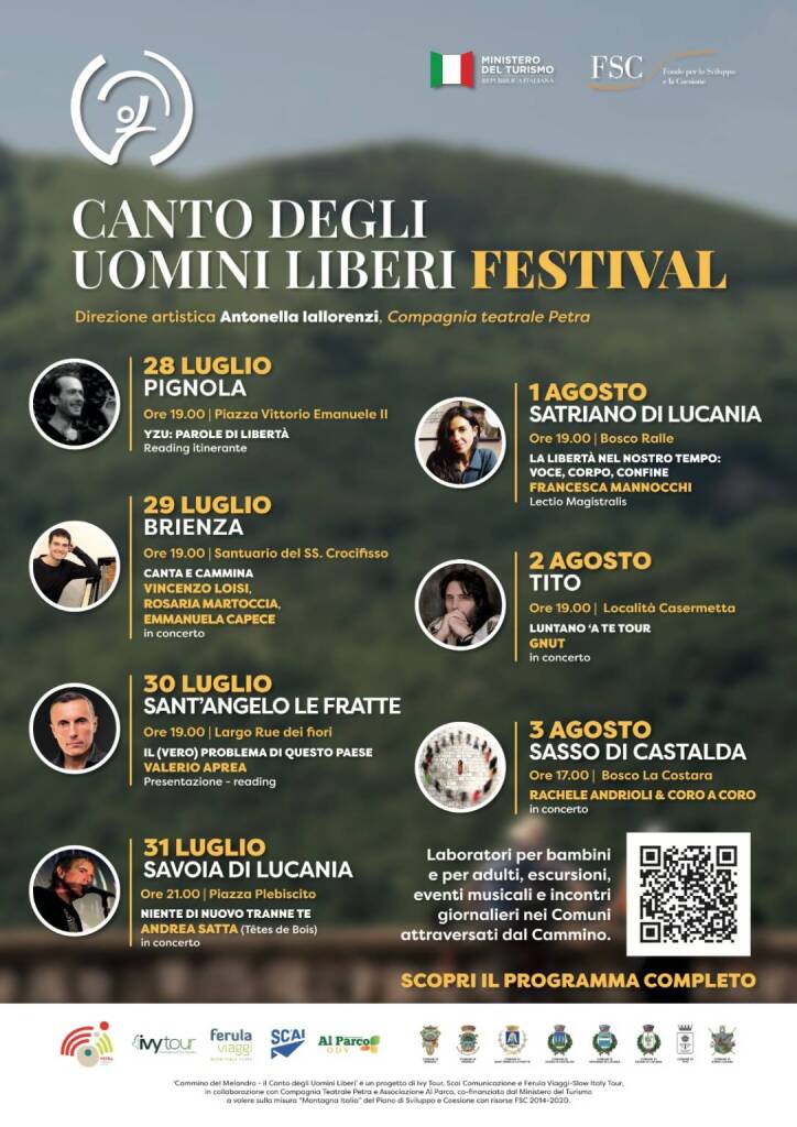 Immagine del post 9706 - Basilicata Festival, nel Melandro il “Canto degli Uomini Liberi Festival” - Basilicata